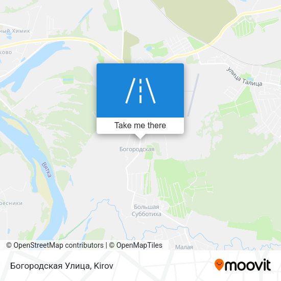 Богородская Улица map
