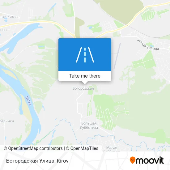 Богородская Улица map