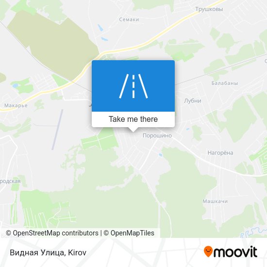 Видная Улица map