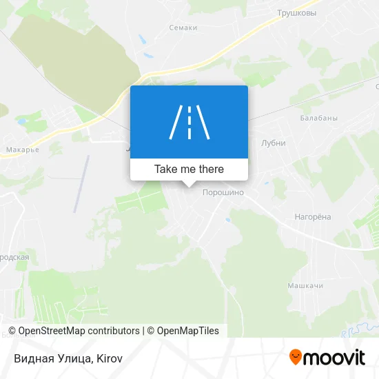 Видная Улица map