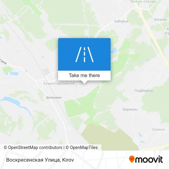 Воскресенская Улица map