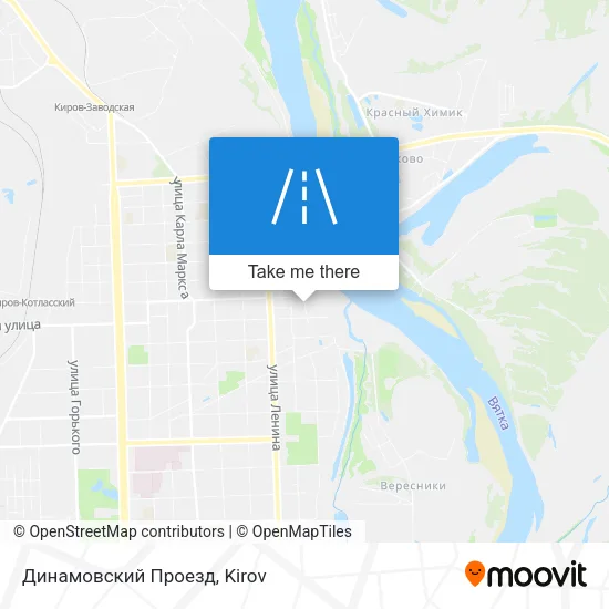 Динамовский Проезд map
