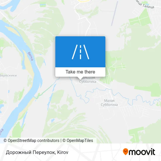 Дорожный Переулок map