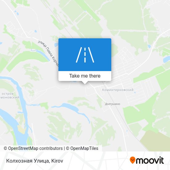 Колхозная Улица map