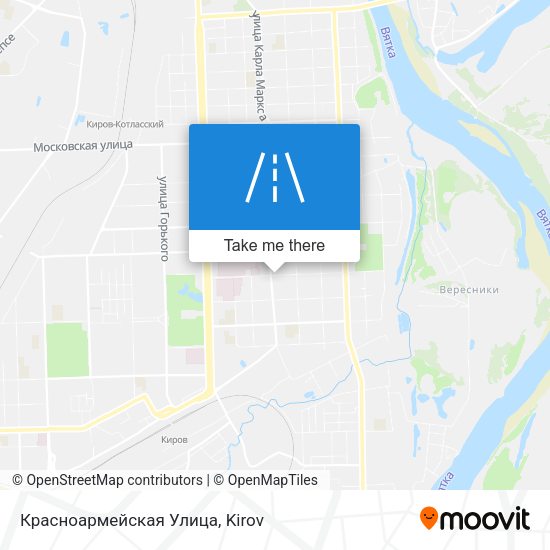Красноармейская Улица map