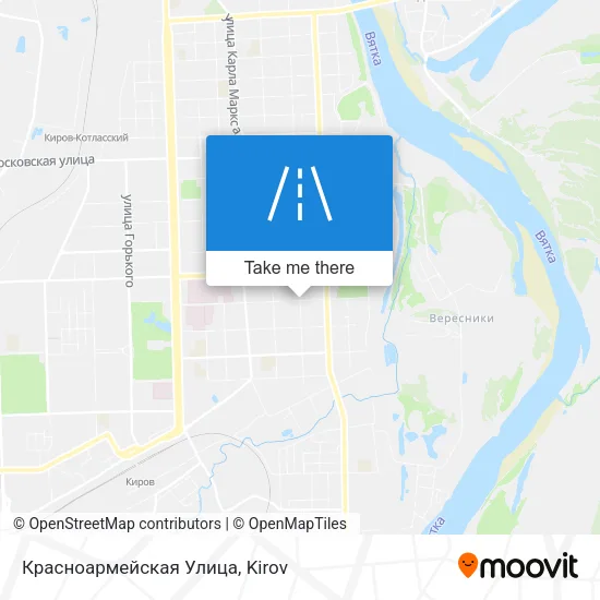 Красноармейская Улица map