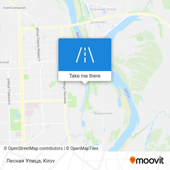 Лесная Улица map