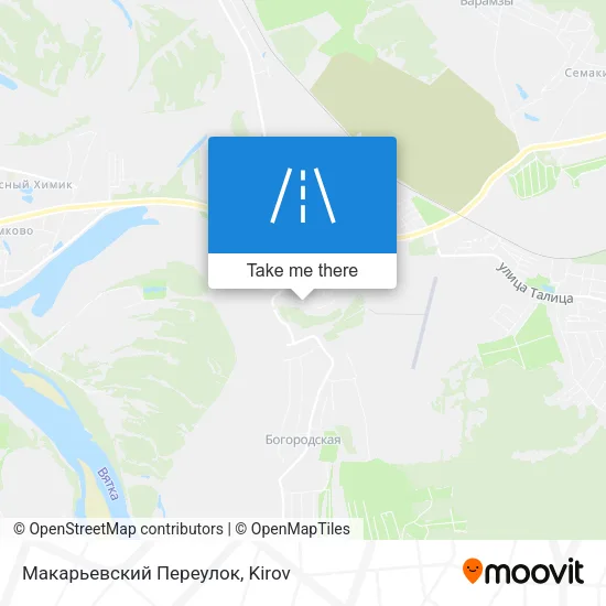 Макарьевский Переулок map