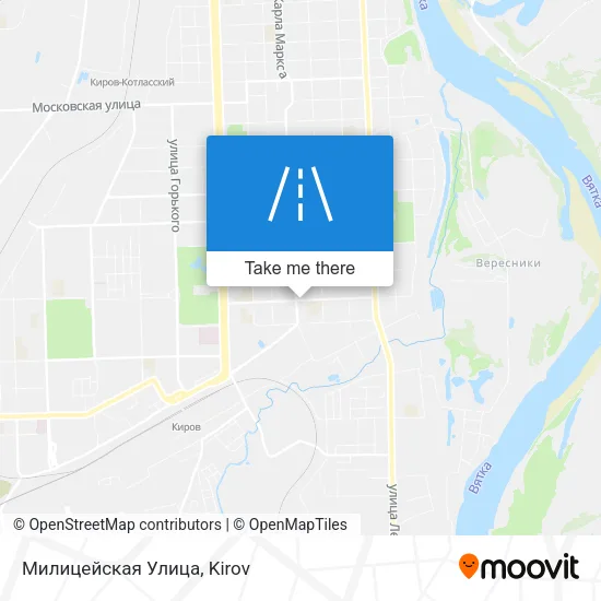 Милицейская Улица map