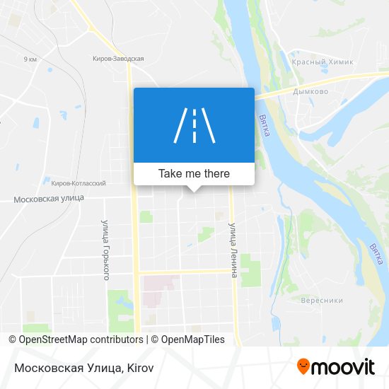 Московская Улица map