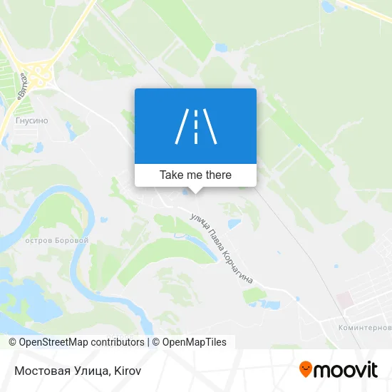 Мостовая Улица map