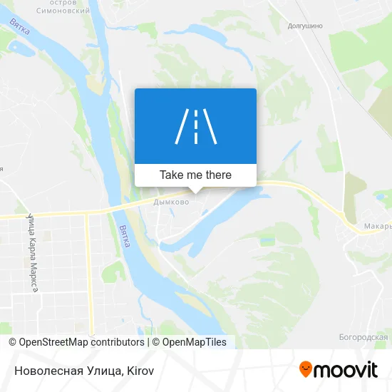 Новолесная Улица map