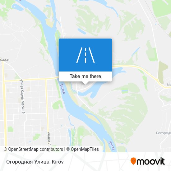 Огородная Улица map