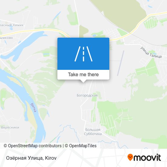 Озёрная Улица map