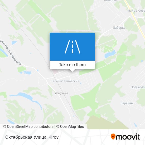 Октябрьская Улица map