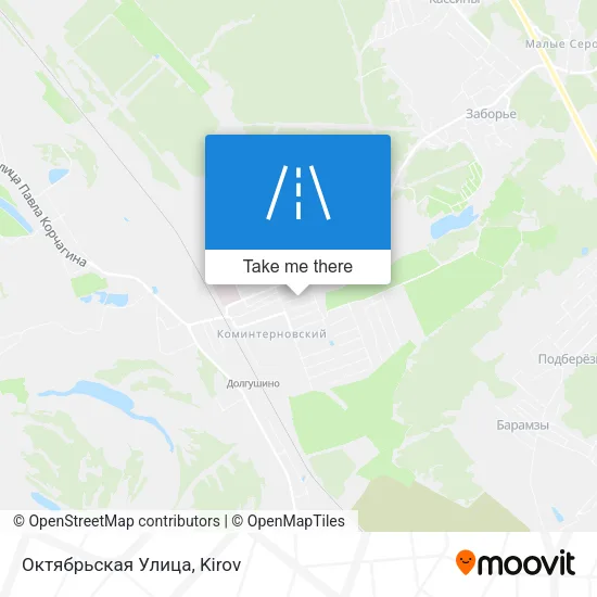 Октябрьская Улица map