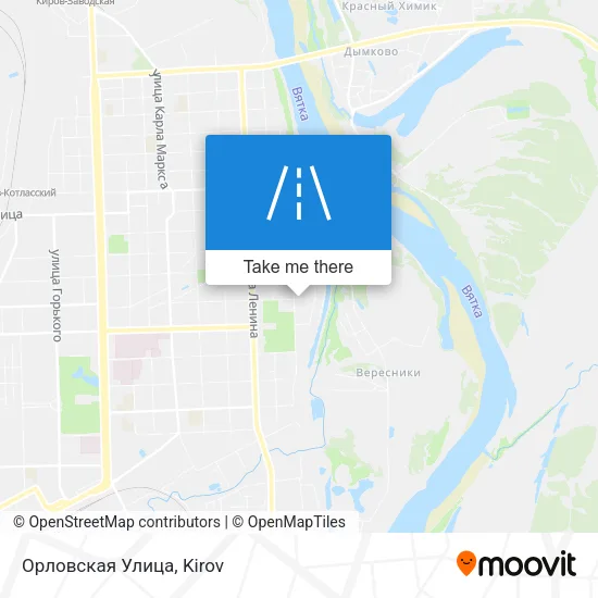 Орловская Улица map
