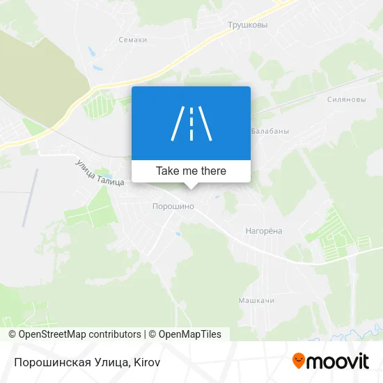 Порошинская Улица map