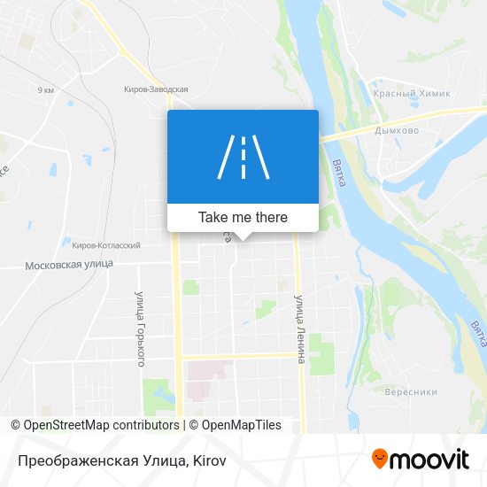Преображенская Улица map