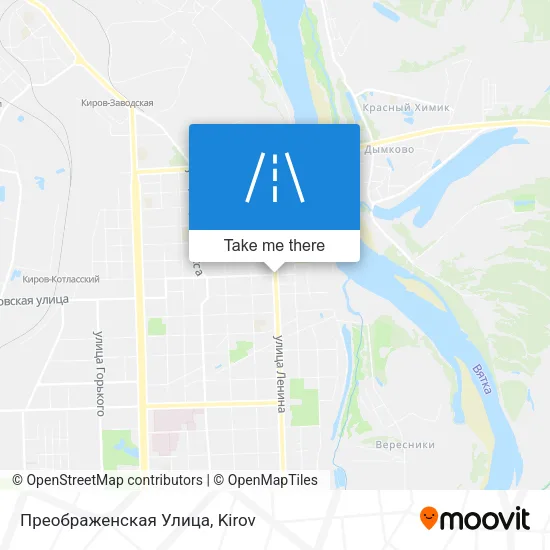 Преображенская Улица map