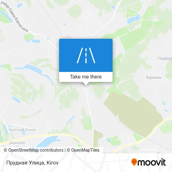 Прудная Улица map