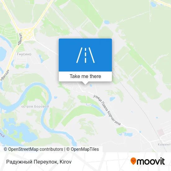 Радужный Переулок map