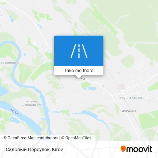 Садовый Переулок map