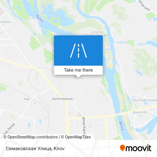 Семаковская Улица map