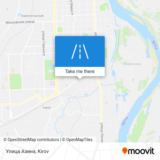 Улица Азина map