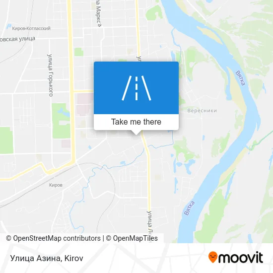 Улица Азина map