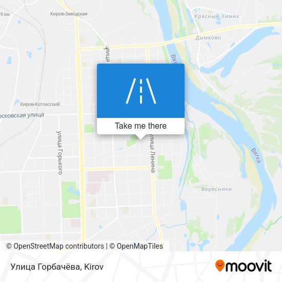 Улица Горбачёва map