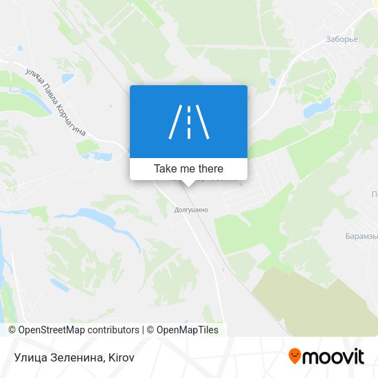 Улица Зеленина map