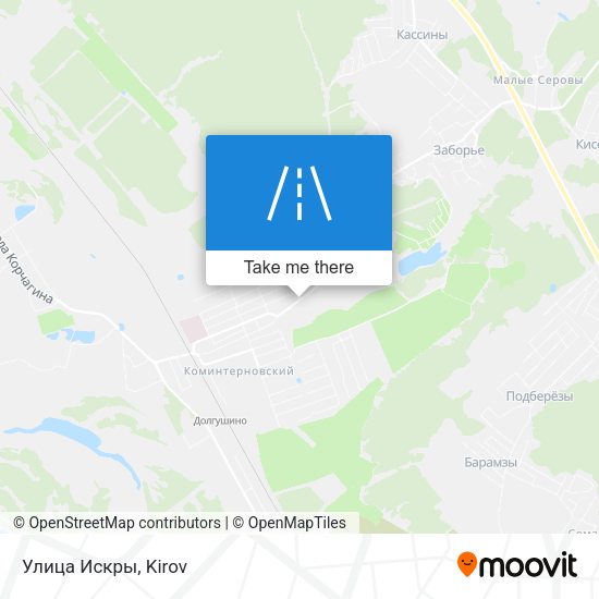 Улица Искры map