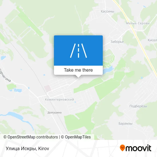 Улица Искры map