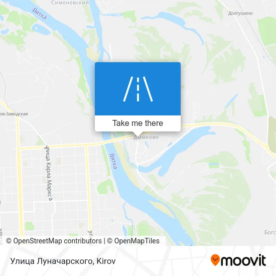 Улица Луначарского map