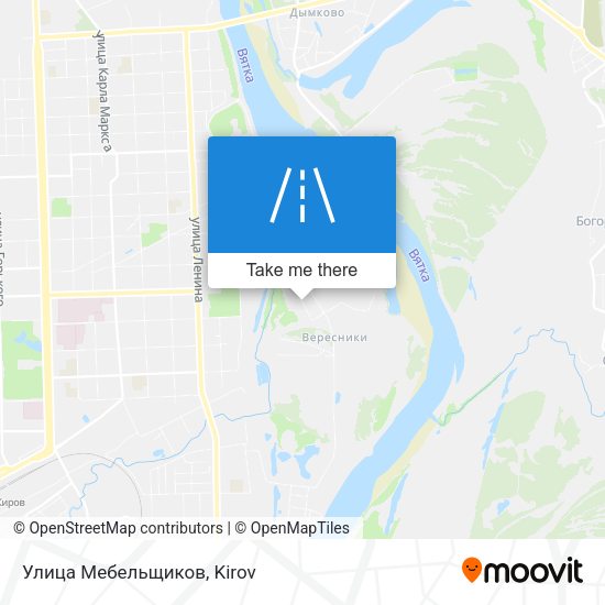 Улица Мебельщиков map