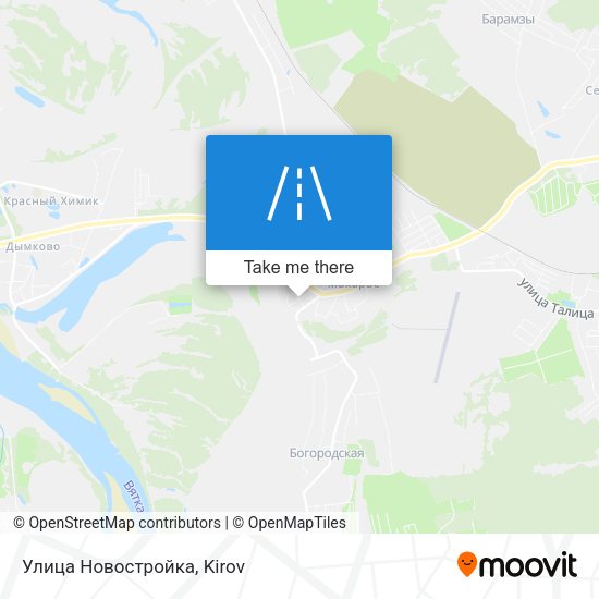 Улица Новостройка map