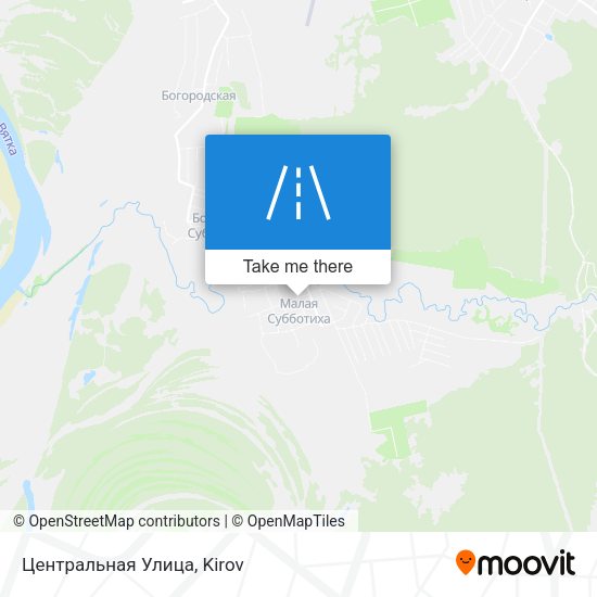Центральная Улица map