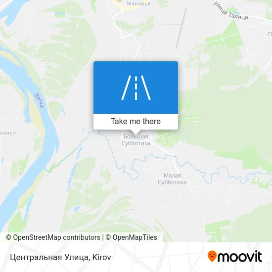 Центральная Улица map