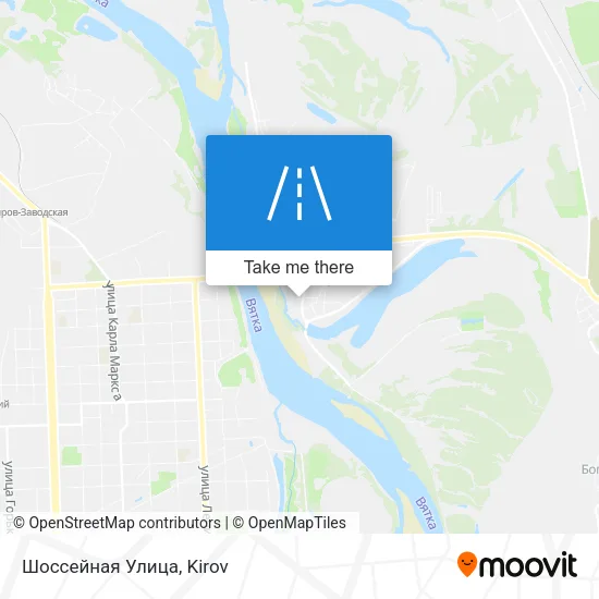 Шоссейная Улица map