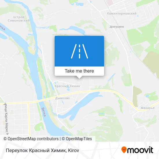 Переулок Красный Химик map