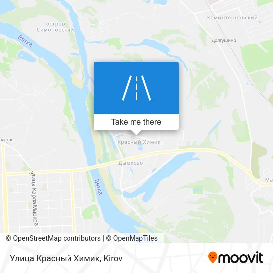 Улица Красный Химик map