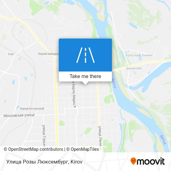 Улица Розы Люксембург map