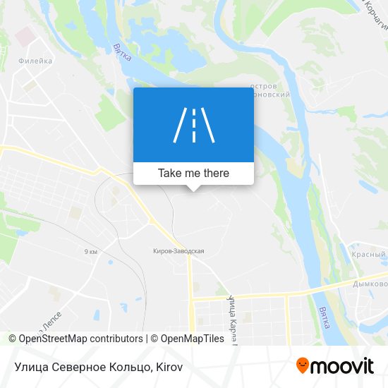 Улица Северное Кольцо map
