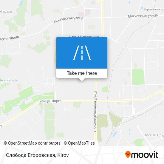 Слобода Егоровская map
