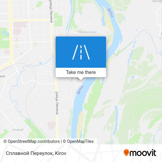 Сплавной Переулок map