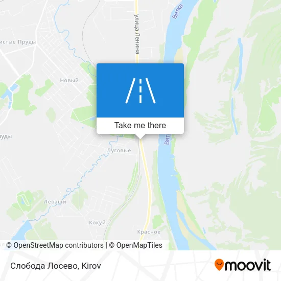 Слобода Лосево map