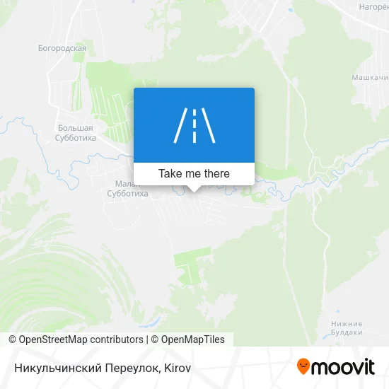 Никульчинский Переулок map