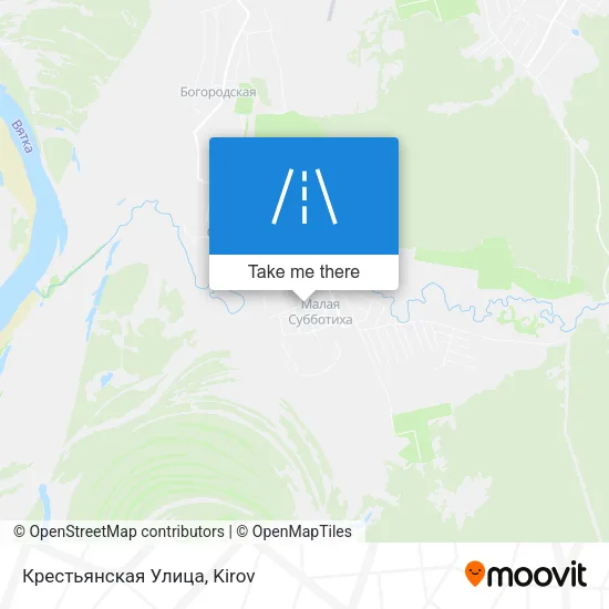 Крестьянская Улица map