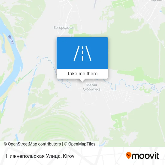Нижнепольская Улица map